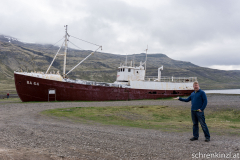 ältestes Stahlschiff in Island