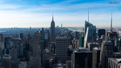 Empire State Building vom Top of the Rock