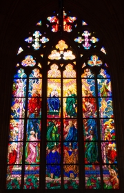 Mosaikfenster in der Metropolitní katedrála svatého Víta, Václava a Vojtěcha